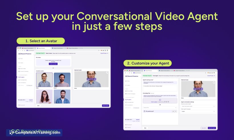 Beyond Presence: Video Agent Platform, screenshot 3