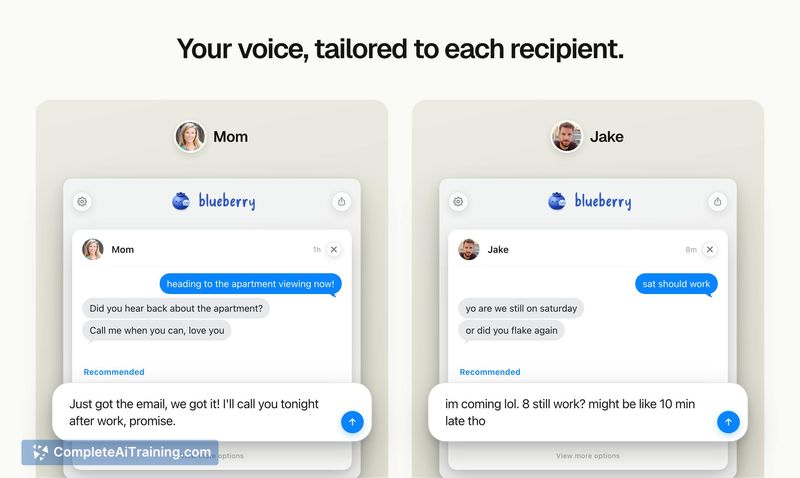 Blueberry, screenshot 2