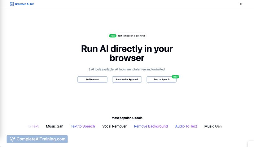 Browser AI Kit