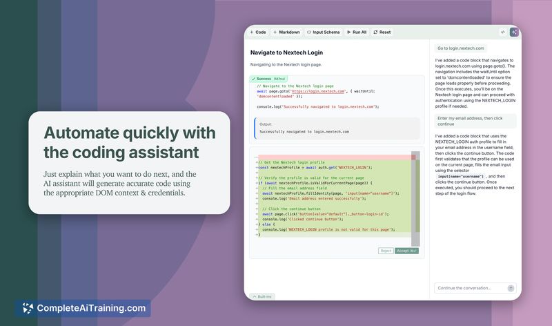 BrowserBook, screenshot 2