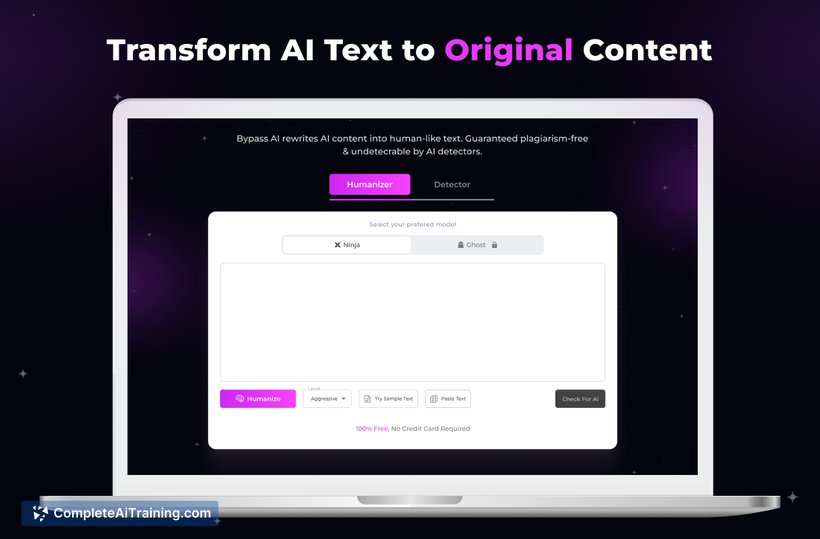 BypassAI.io, screenshot 3