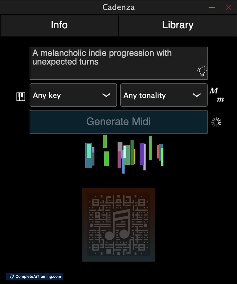 Cadenza, screenshot 3