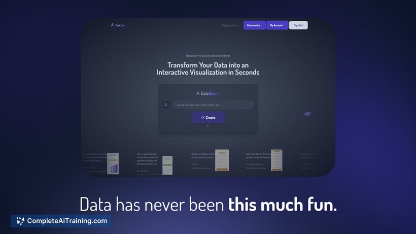 CalcGen AI, screenshot 4