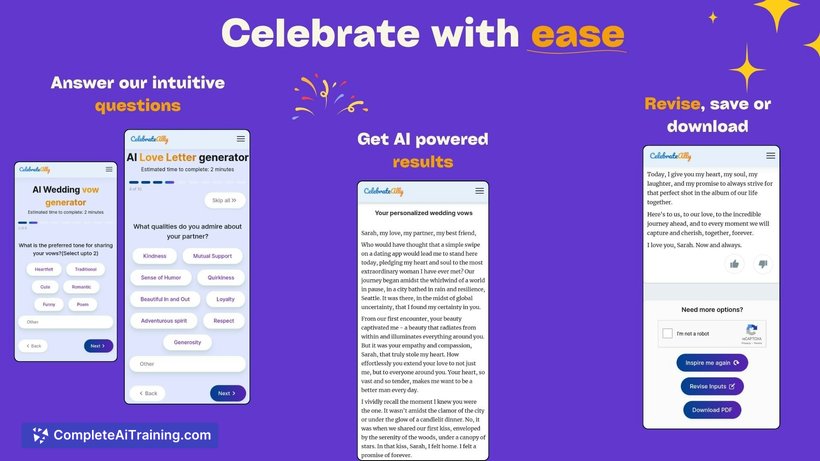 CelebrateAlly AI, screenshot 2