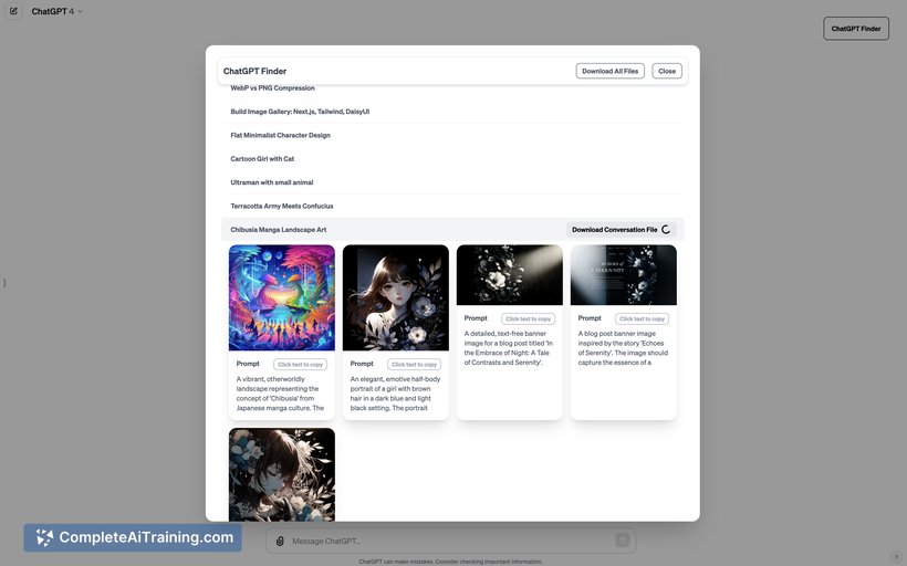 ChatGPT Finder