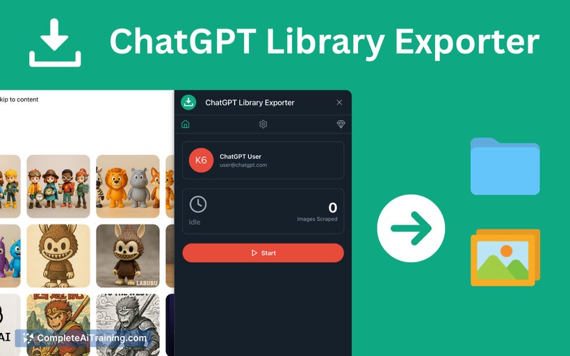 ChatGPT Library Exporter, screenshot 4