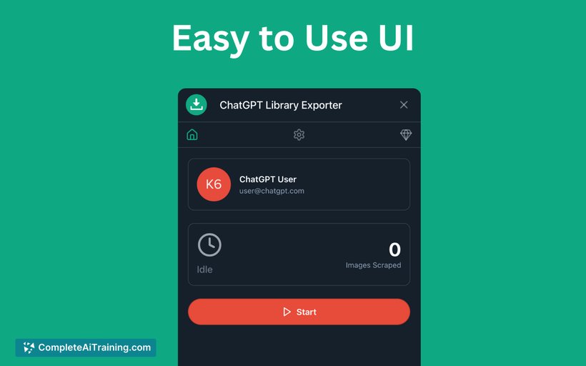 ChatGPT Library Exporter, screenshot 5