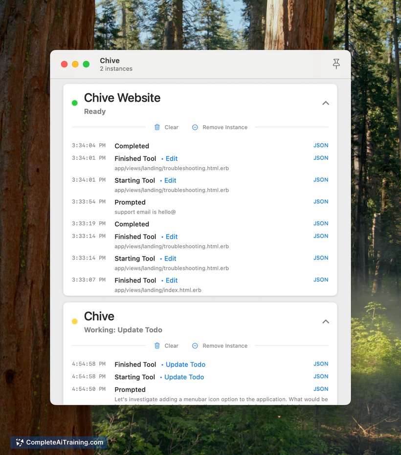 Chive, screenshot 3