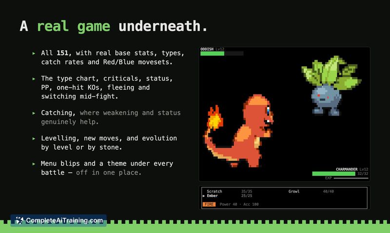 claudemon, screenshot 2