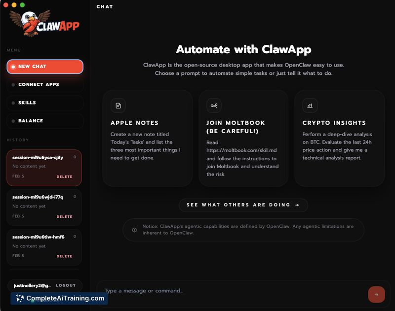 ClawApp, screenshot 3