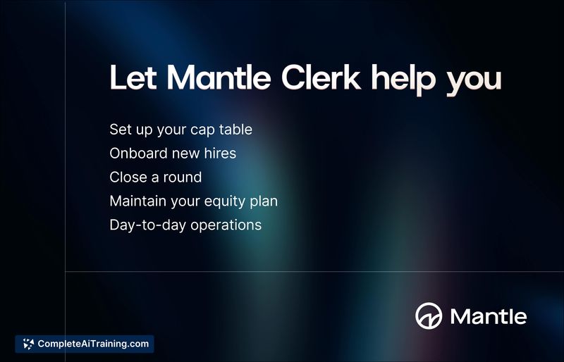 Clerk | AI Assistant for Cap Tables
