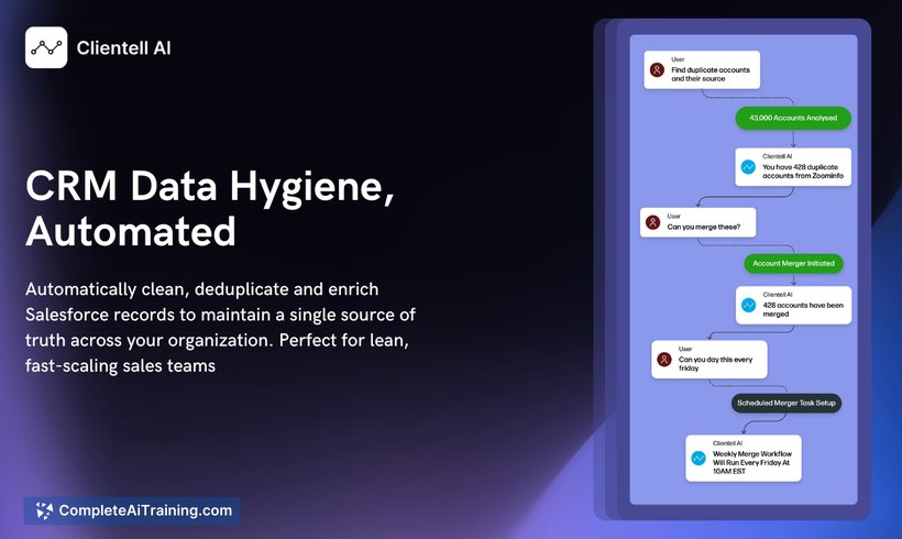 Clientell AI, screenshot 2