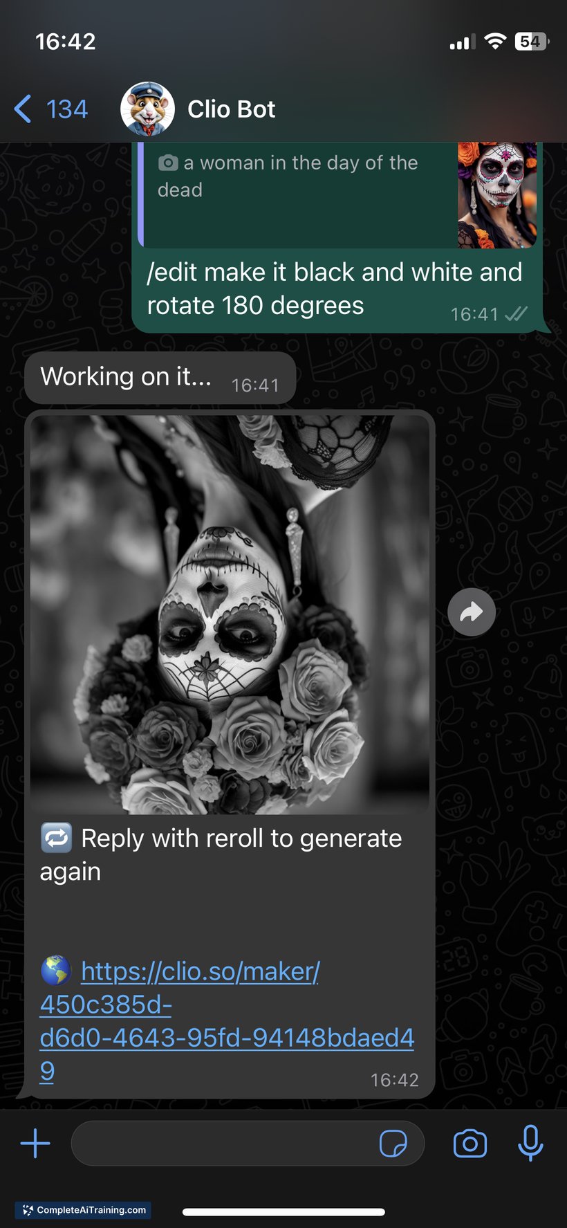 Clio Image Maker for Whatsapp & Telegram, screenshot 3