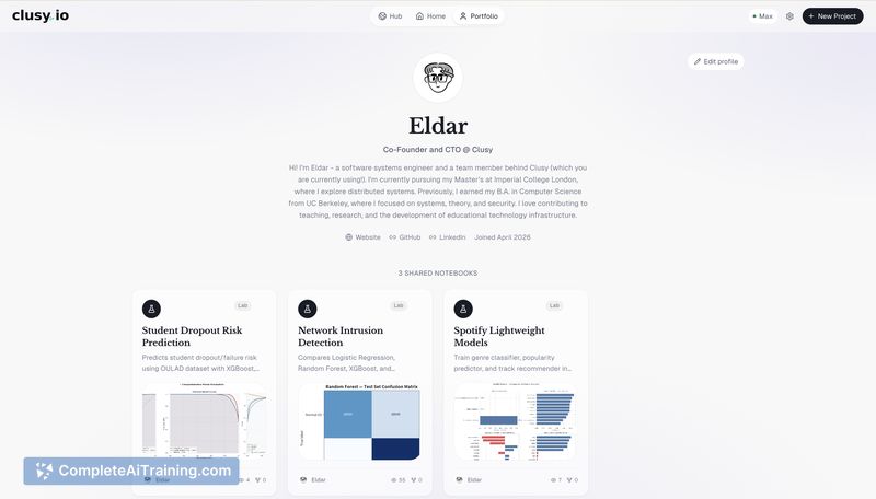 Clusy, screenshot 2