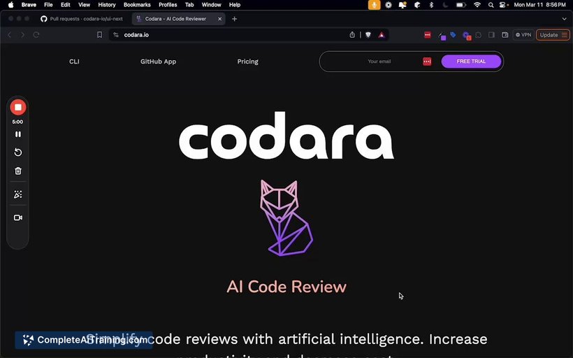 Codara Github AI Code Review App