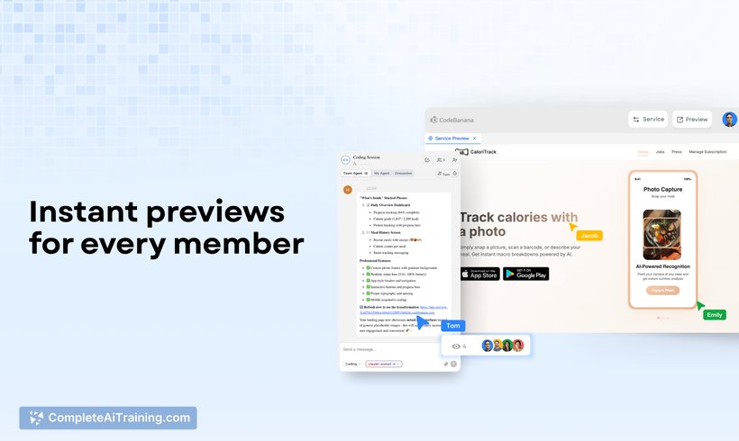 CodeBanana, screenshot 2