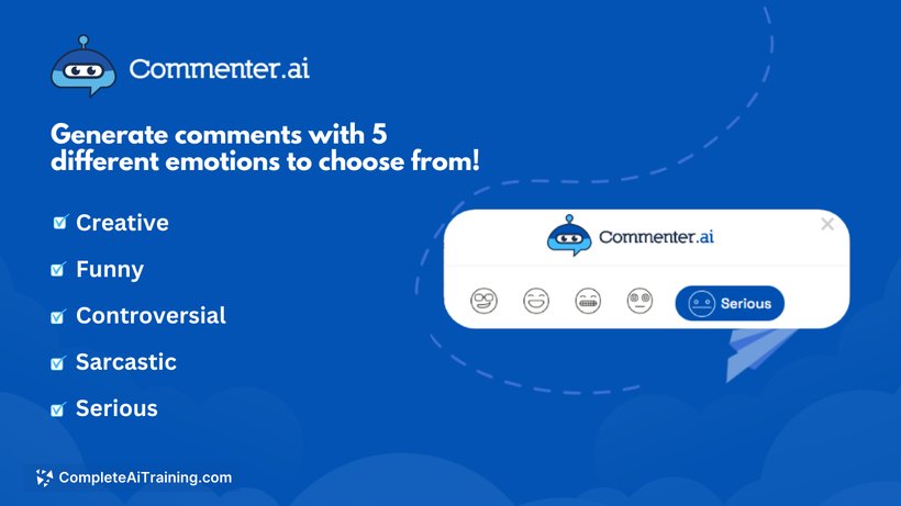 Commenter.ai, screenshot 2