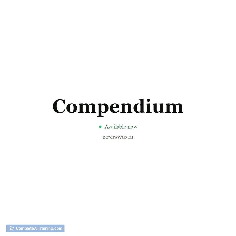 Compendium, screenshot 3