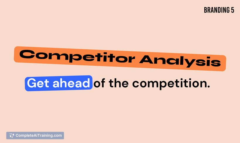 Competitor Analysis, screenshot 3