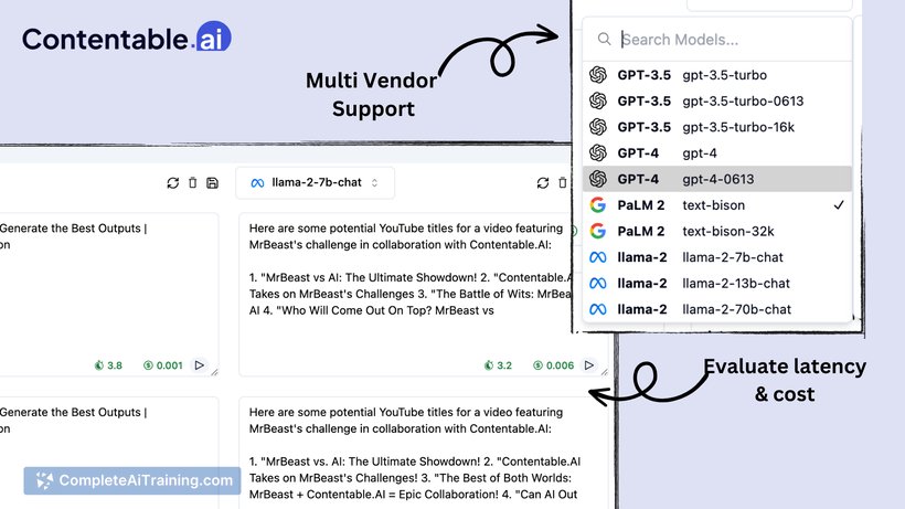 Contentable.ai, screenshot 2