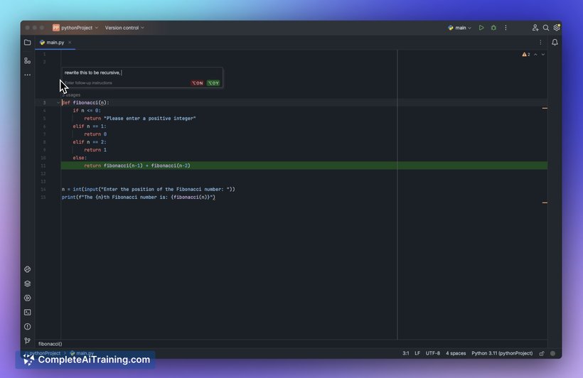 Continue 1.0, screenshot 2