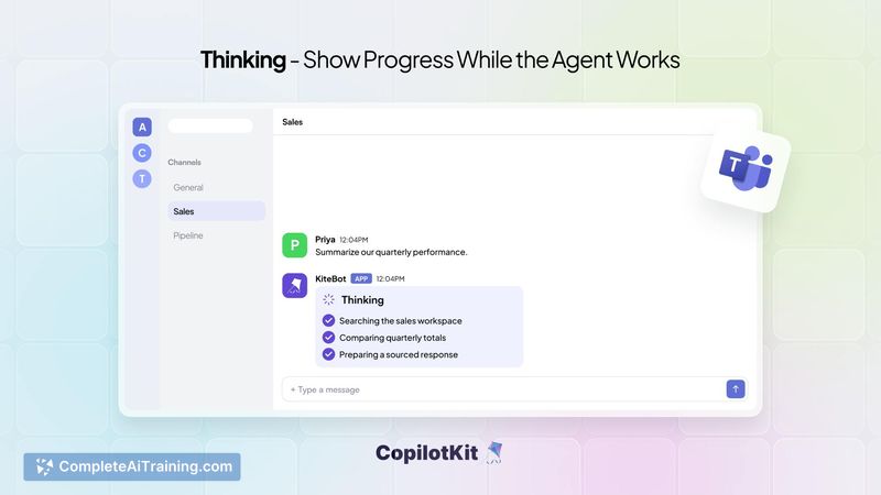 CopilotKit Channels SDK, screenshot 11