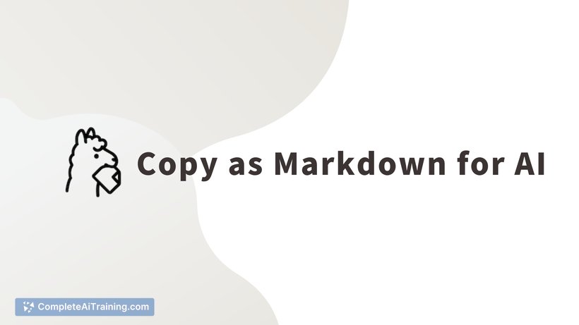 Copy as Markdown for AI