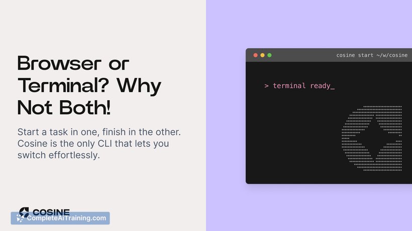 Cosine CLI, screenshot 2