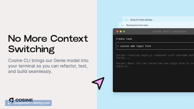 Cosine CLI, screenshot 4