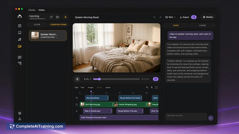 CSuite, screenshot 2
