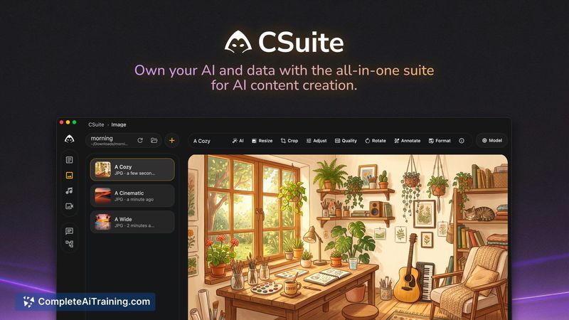 CSuite, screenshot 3
