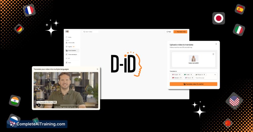 D-ID Video Translate