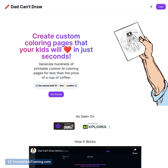 Dad Can't Draw