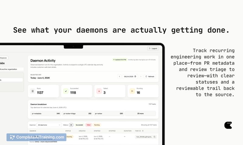 Daemons by Charlie Labs, screenshot 2