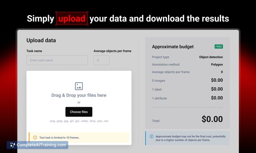 Data Labeling Platform, screenshot 2