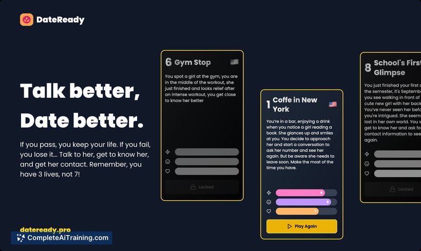 DateReady, screenshot 1