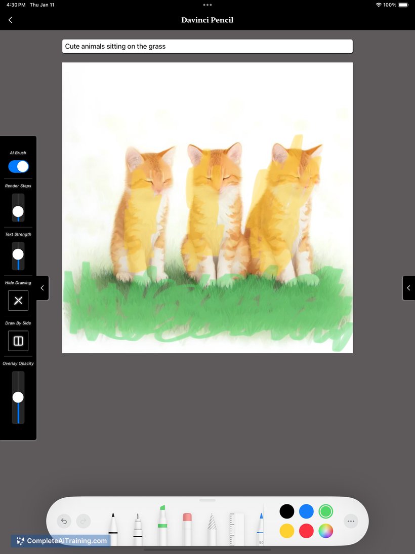 Davinci Pencil, screenshot 2