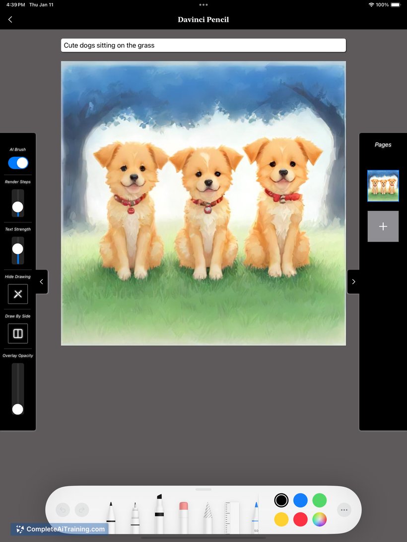 Davinci Pencil, screenshot 3