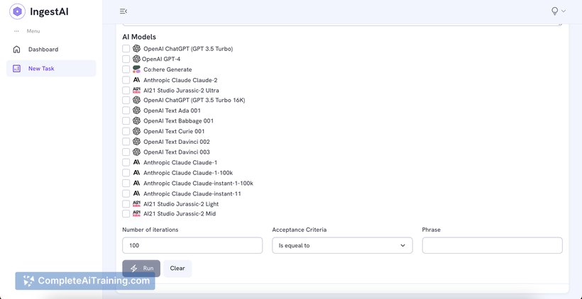 Deepmark AI, screenshot 2