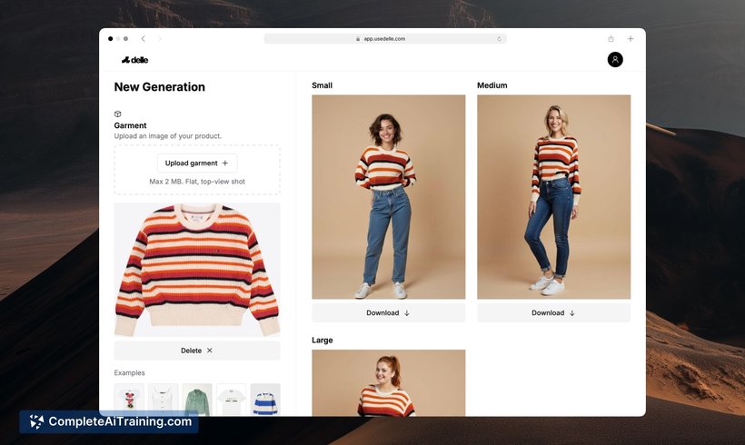 Delle, screenshot 2