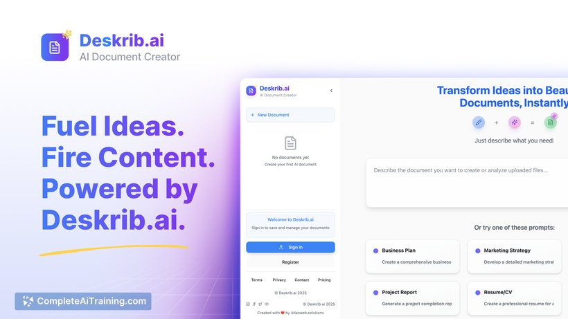 Deskrib.Ai, screenshot 4
