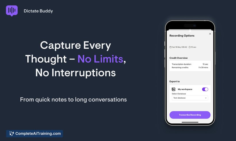 Dictate Buddy, screenshot 3