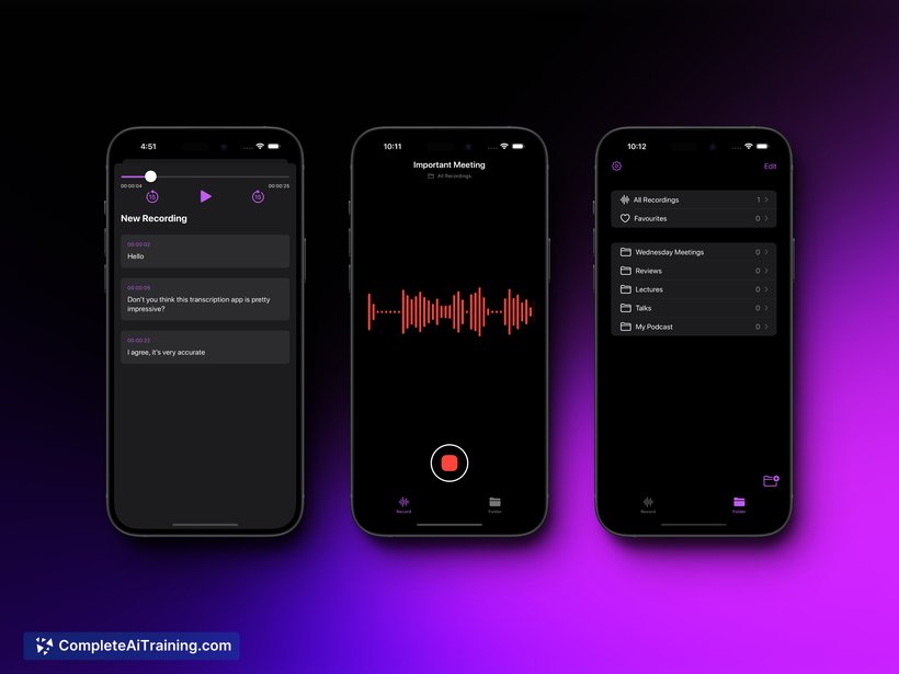 Dictation, screenshot 4