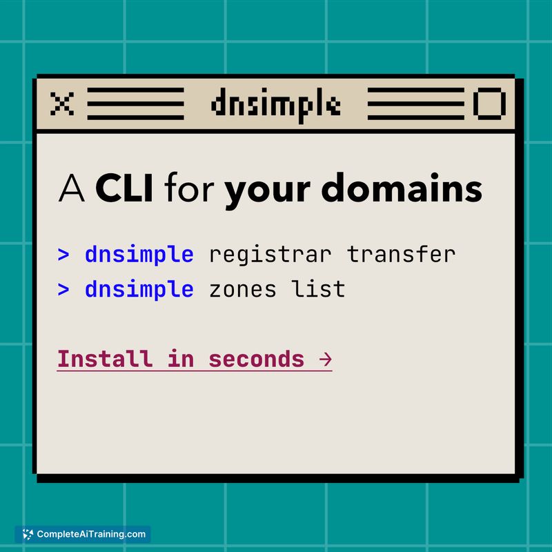 DNSimple CLI, screenshot 2