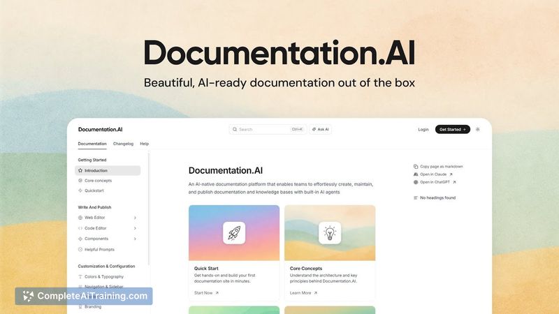 Documentation.AI, screenshot 2