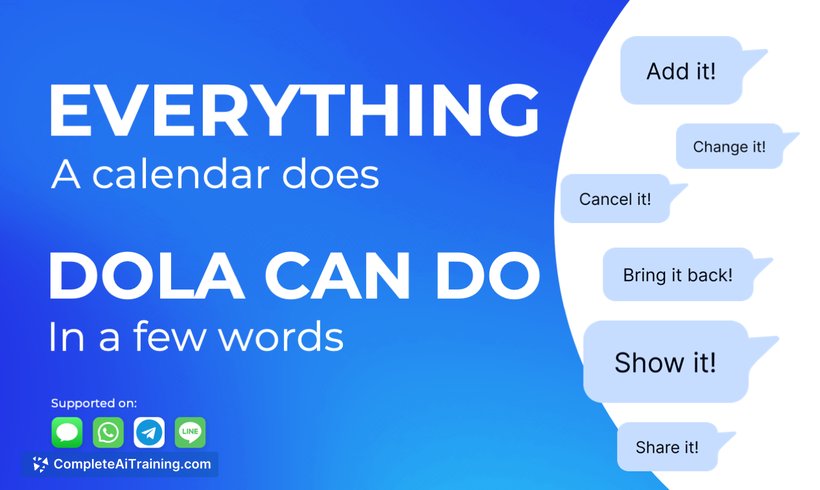 Dola: AI Calendar Assistant, screenshot 2