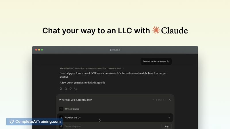 doola MCP for US LLC Formation, screenshot 4