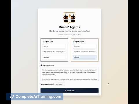 Duelin' Agents: AI Chat Face-Off