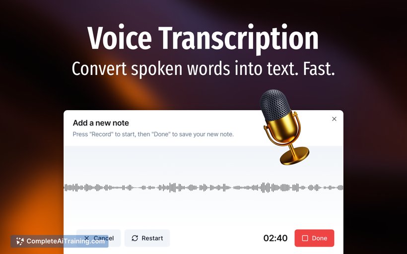 Echonotes, screenshot 3