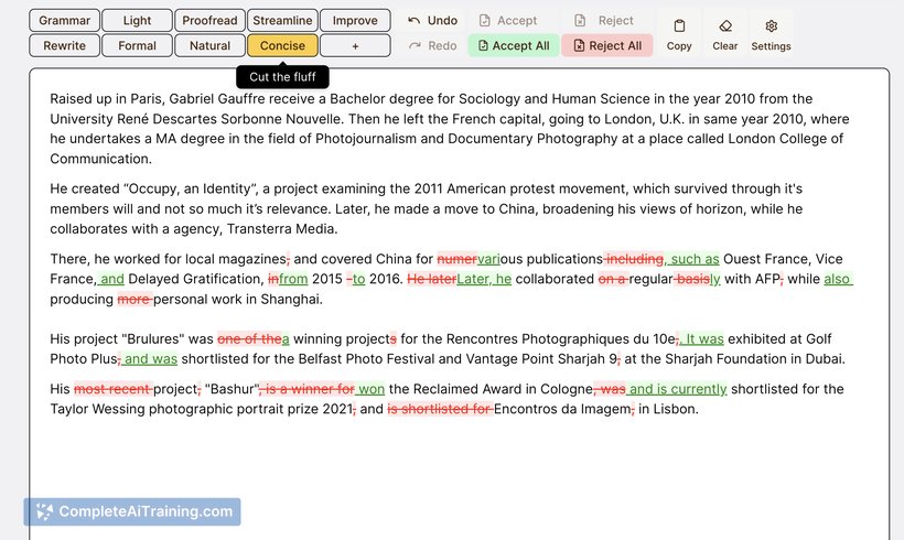 editGPT, screenshot 2